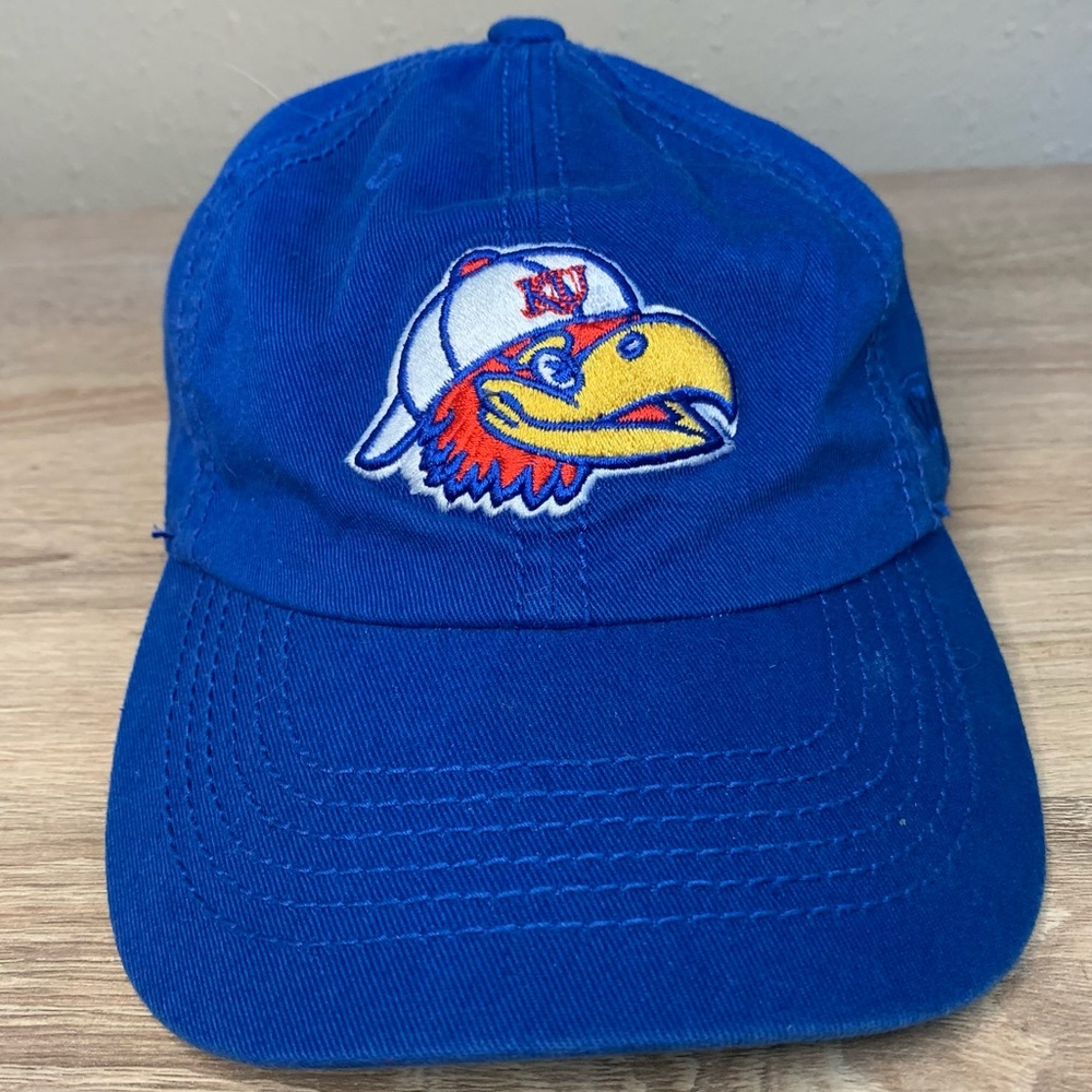 Top of the World Kansas Jayhawks Youth Adjustable Buckle Blue Hat